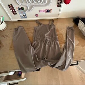 Girl’s Tan Jumpsuit